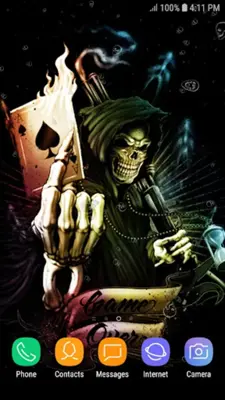 Grim Reaper Live Wallpaper android App screenshot 1